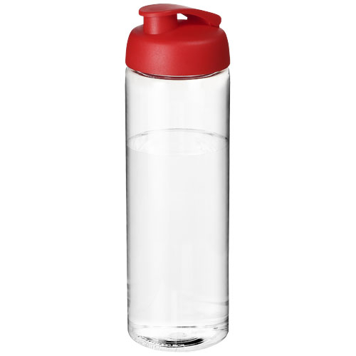 Bouteille de sport promotionnelle 850ml H2O Active® Translucide et Rouge